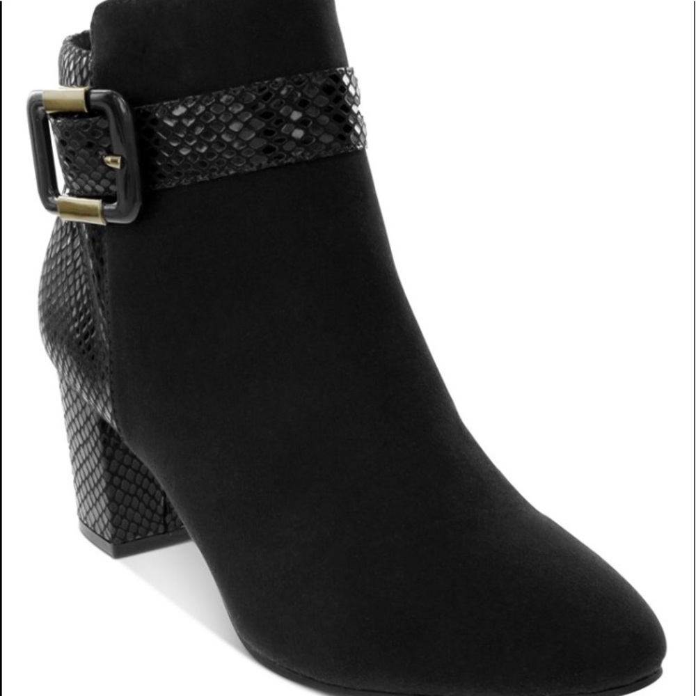 Karen Scott Mixed Media Booties Sz 7 NIB